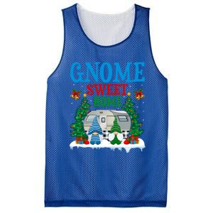 Funny Gnome Sweet Home Camper Camping Christmas Cool Gift Mesh Reversible Basketball Jersey Tank