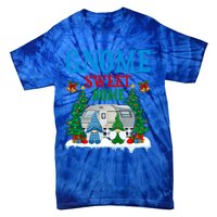 Funny Gnome Sweet Home Camper Camping Christmas Cool Gift Tie-Dye T-Shirt