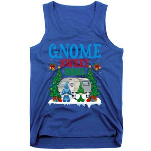 Funny Gnome Sweet Home Camper Camping Christmas Cool Gift Tank Top