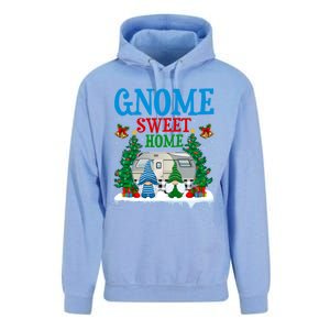 Funny Gnome Sweet Home Camper Camping Christmas Cool Gift Unisex Surf Hoodie