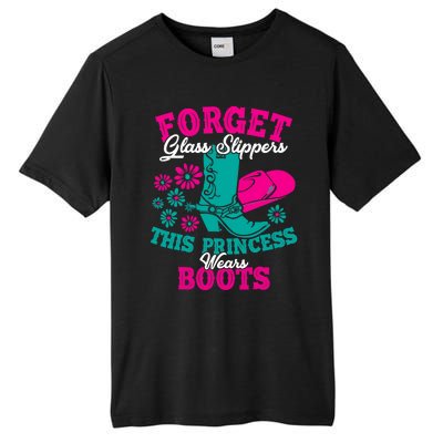 Forget Glass Slippers This Princess Wears Boots Funny Cowboy Tall Fusion ChromaSoft Performance T-Shirt