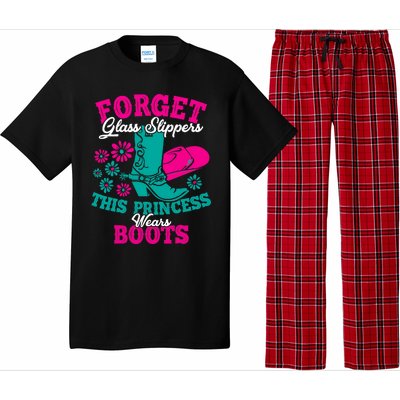 Forget Glass Slippers This Princess Wears Boots Funny Cowboy Pajama Set