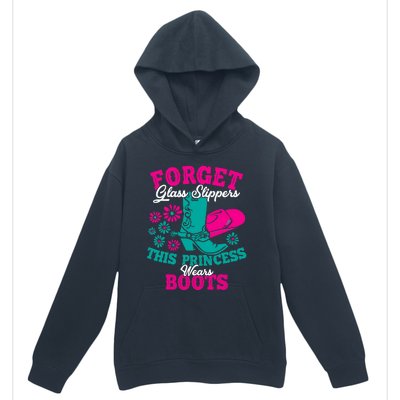 Forget Glass Slippers This Princess Wears Boots Funny Cowboy Urban Pullover Hoodie