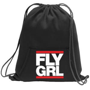 Fly Grl Survival Of The Thickest Mavis Beamont Run Fly Girl Sweatshirt Cinch Pack Bag