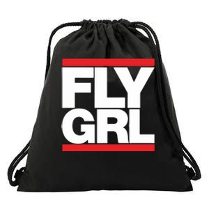 Fly Grl Survival Of The Thickest Mavis Beamont Run Fly Girl Drawstring Bag