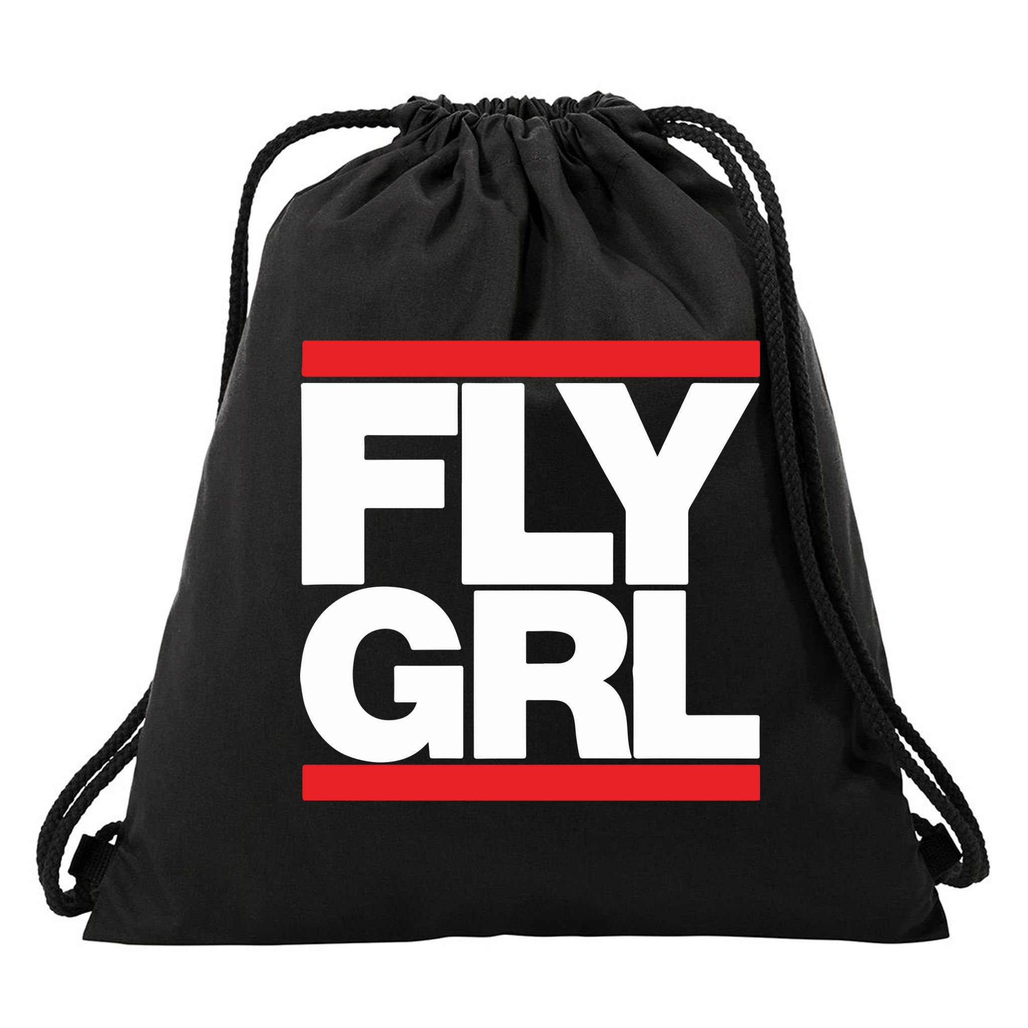Fly Grl Survival Of The Thickest Mavis Beamont Run Fly Girl Drawstring Bag