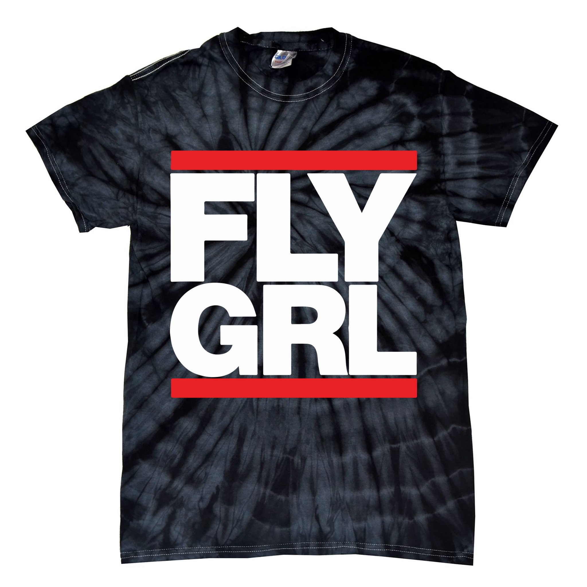 Fly Grl Survival Of The Thickest Mavis Beamont Run Fly Girl Tie-Dye T-Shirt