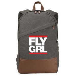 Fly Grl Survival Of The Thickest Mavis Beamont Run Fly Girl Cotton Canvas Backpack