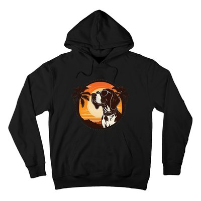 Funny german shorthaired pointer Cute Cool Sunglasses Hoodie