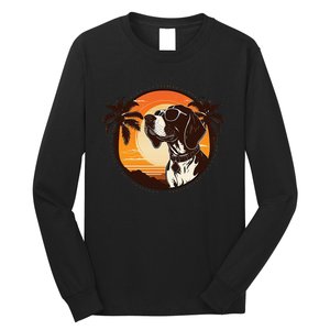 Funny german shorthaired pointer Cute Cool Sunglasses Long Sleeve Shirt