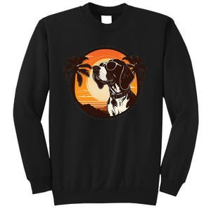 Funny german shorthaired pointer Cute Cool Sunglasses Sweatshirt