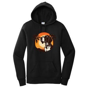 Funny german shorthaired pointer Cute Cool Sunglasses Women's Pullover Hoodie