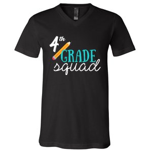 Fourth Grade Squad Teachers 4th Graders V-Neck T-Shirt