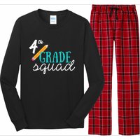 Fourth Grade Squad Teachers 4th Graders Long Sleeve Pajama Set