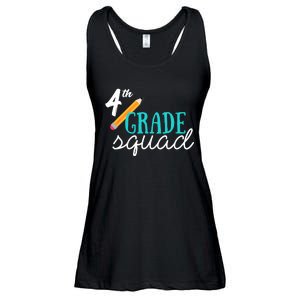 Fourth Grade Squad Teachers 4th Graders Ladies Essential Flowy Tank