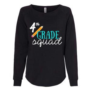 Fourth Grade Squad Teachers 4th Graders Womens California Wash Sweatshirt