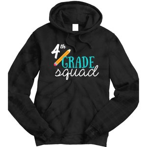 Fourth Grade Squad Teachers 4th Graders Tie Dye Hoodie