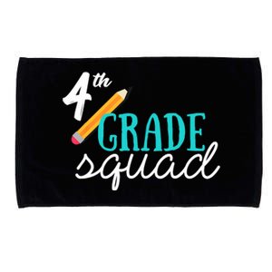 Fourth Grade Squad Teachers 4th Graders Microfiber Hand Towel