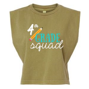 Fourth Grade Squad Teachers 4th Graders Garment-Dyed Women's Muscle Tee