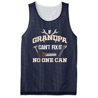 Funny Grandpa Shirt If Grandpa Can't Fix It No One Can Mesh Reversible Basketball Jersey Tank