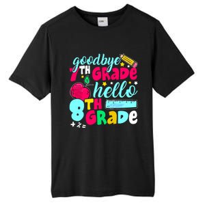 Funny Goodbye Seventh Grade Hello 8th Grade Cute 1st Day Tall Fusion ChromaSoft Performance T-Shirt