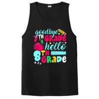 Funny Goodbye Seventh Grade Hello 8th Grade Cute 1st Day PosiCharge Competitor Tank