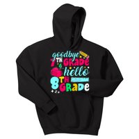 Funny Goodbye Seventh Grade Hello 8th Grade Cute 1st Day Kids Hoodie