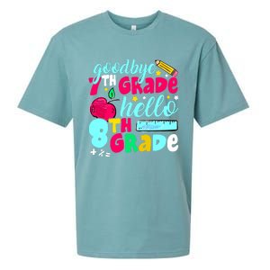 Funny Goodbye Seventh Grade Hello 8th Grade Cute 1st Day Sueded Cloud Jersey T-Shirt