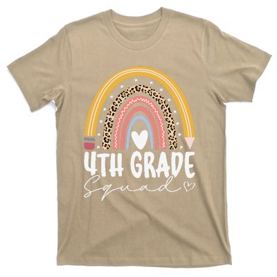 Fourth Grade Squad 4th Grade Team Retro First Day Of School T-Shirt