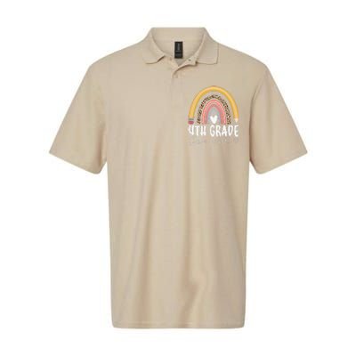 Fourth Grade Squad 4th Grade Team Retro First Day Of School Softstyle Adult Sport Polo