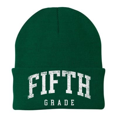 Fifth Grade Squad 5th Grade Team Retro First Day Of School Knit Cap Winter Beanie