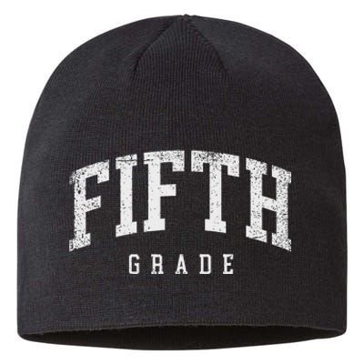 Fifth Grade Squad 5th Grade Team Retro First Day Of School Sustainable Beanie