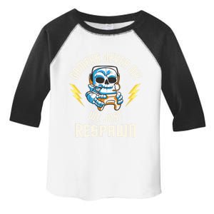 Funny Gamer Skeleton Online Gaming Computer Video Games Gift Toddler Fine Jersey T-Shirt