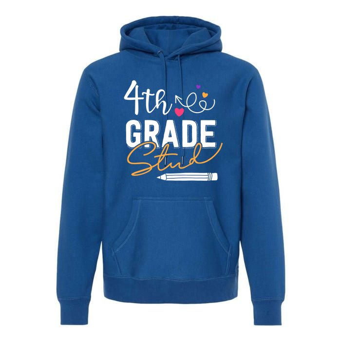 Fourth Grade Stud Gift Premium Hoodie