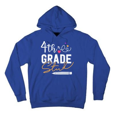 Fourth Grade Stud Gift Tall Hoodie