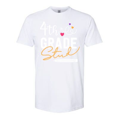 Fourth Grade Stud Gift Softstyle CVC T-Shirt