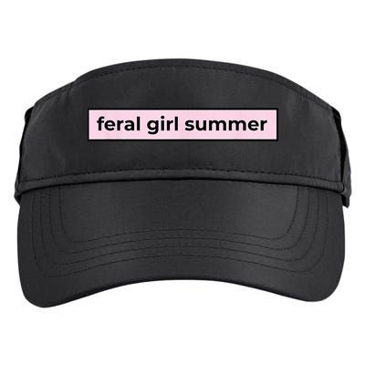 feral girl summer Adult Drive Performance Visor