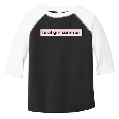 feral girl summer Toddler Fine Jersey T-Shirt