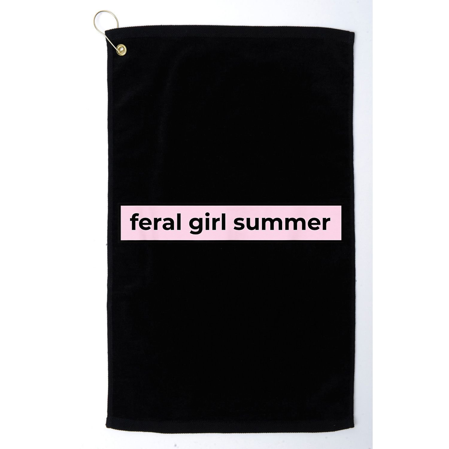feral girl summer Golf Towel