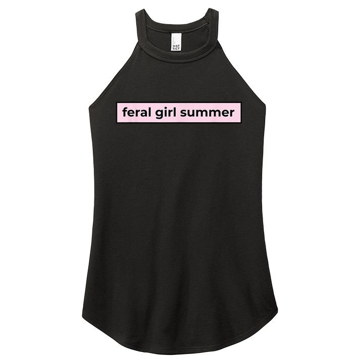 feral girl summer Women's Perfect Tri Rocker Tank