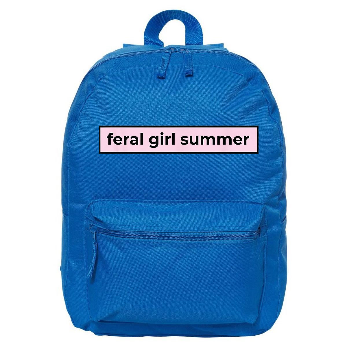 feral girl summer 16 in Basic Backpack