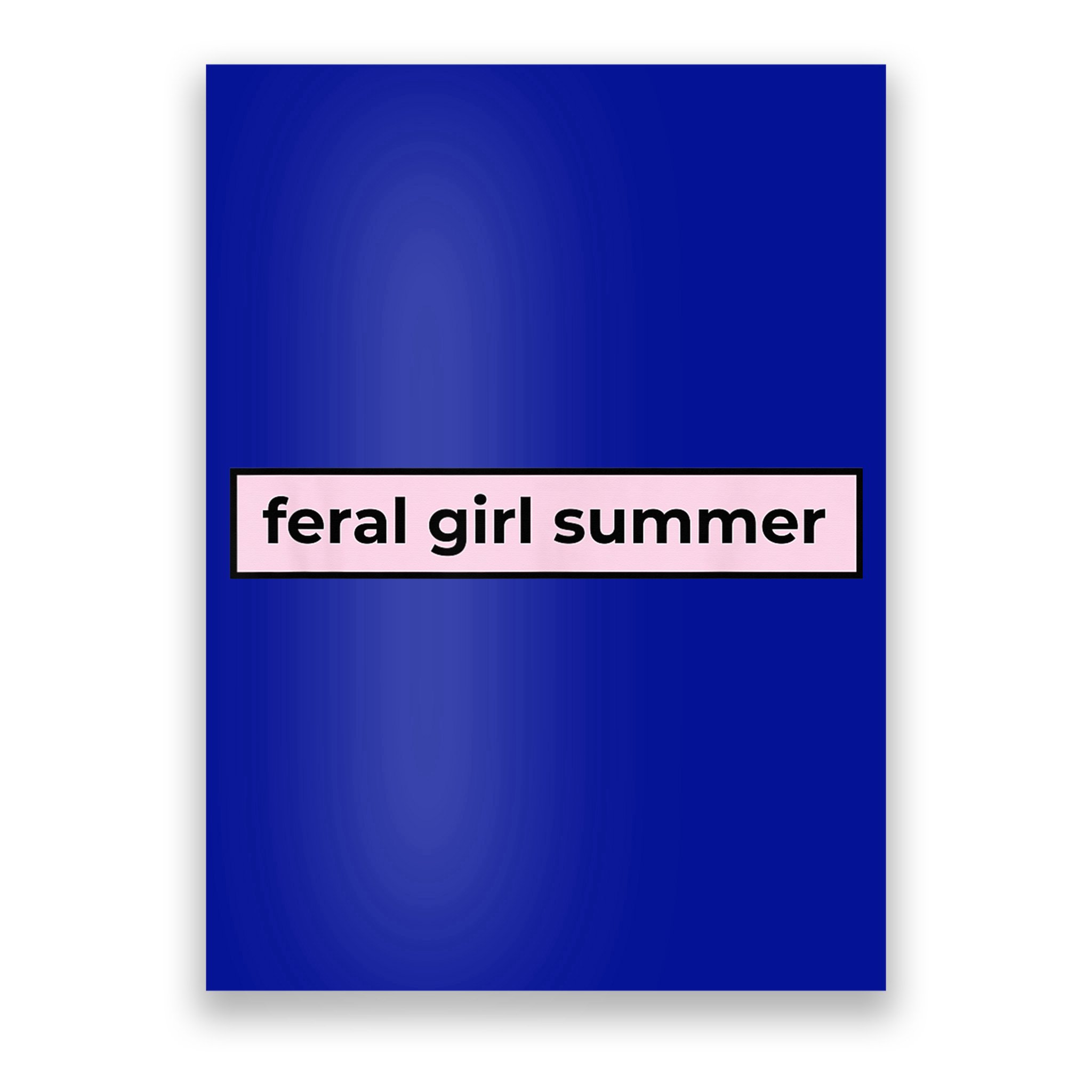 feral girl summer Poster