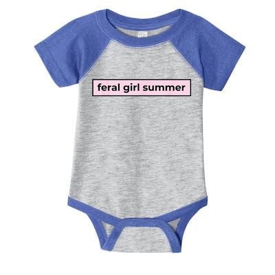 feral girl summer Infant Baby Jersey Bodysuit