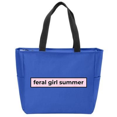 feral girl summer Zip Tote Bag