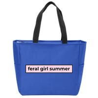 feral girl summer Zip Tote Bag
