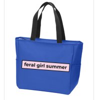 feral girl summer Zip Tote Bag