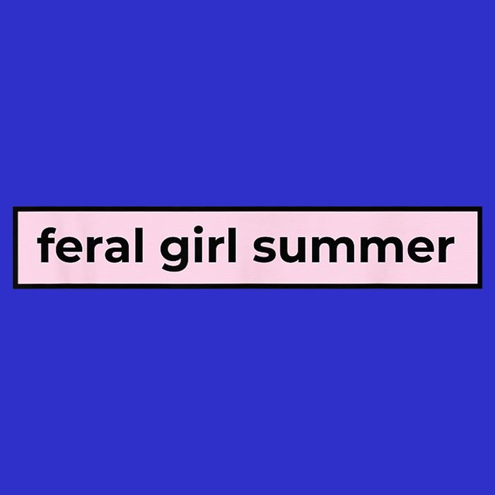 feral girl summer Zip Tote Bag