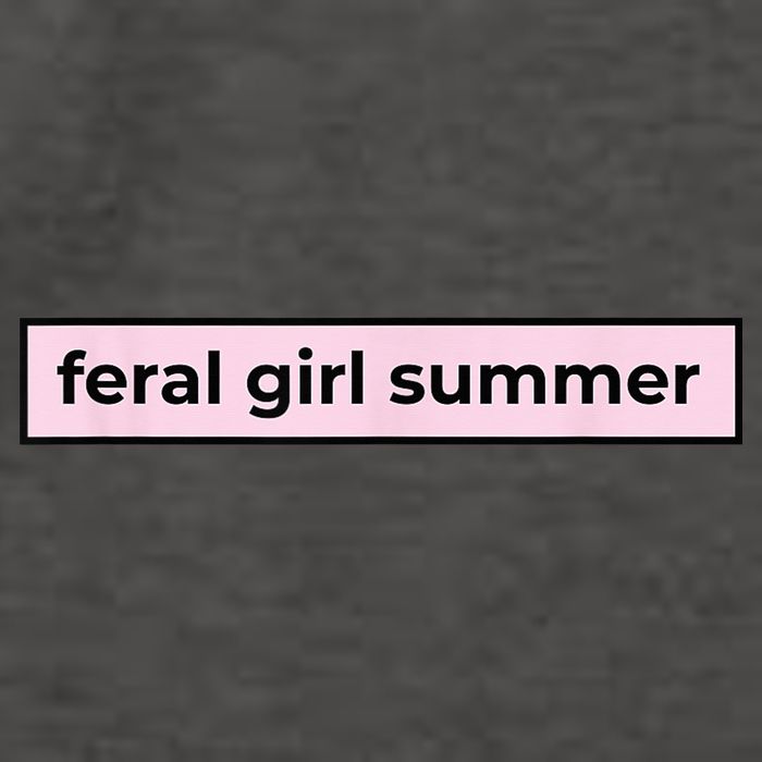 feral girl summer Vector Backpack