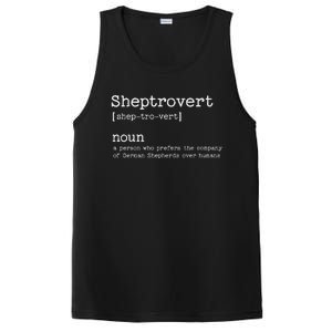 Funny German Shepherd Dog PosiCharge Competitor Tank