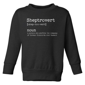 Funny German Shepherd Dog Toddler Sweatshirt